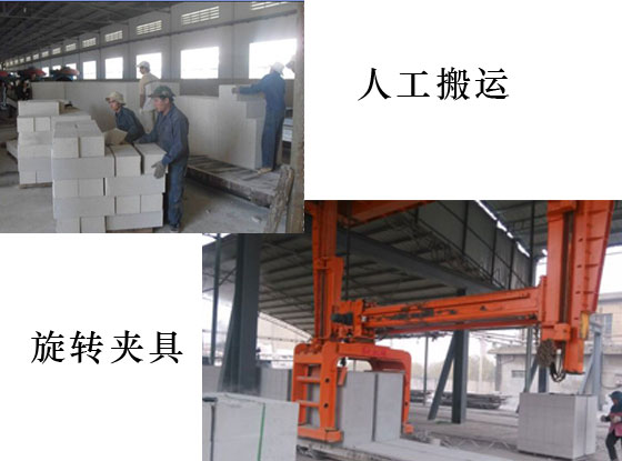 加气混凝土旋转夹具的优点