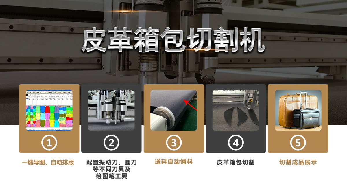 皮革箱包切割机